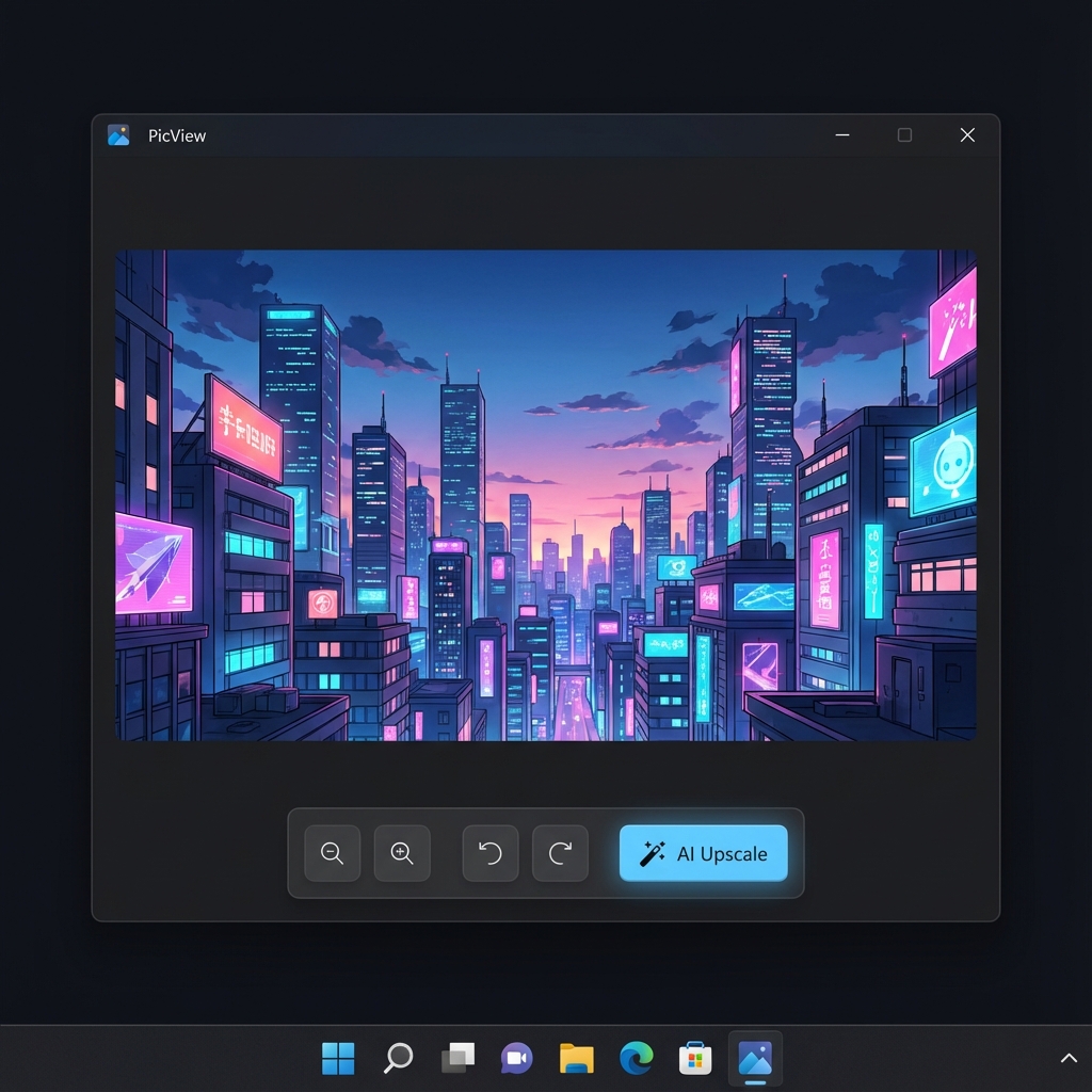 PicView 실행 화면